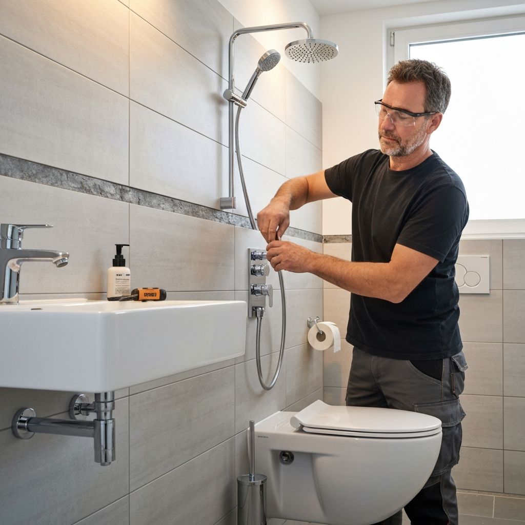 Meisterbetrieb Elb Haustechnik bei der Arbeit